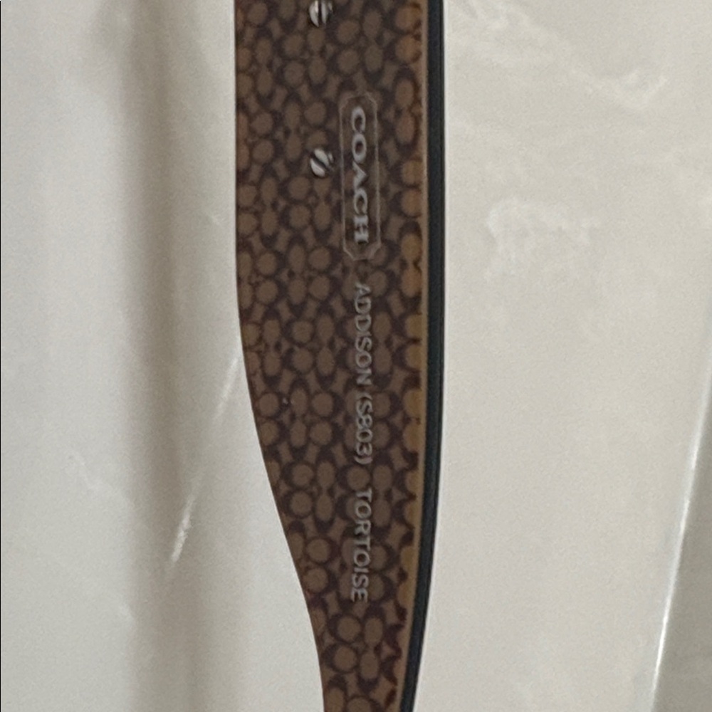 Coach Women's Brown Tortoise Sunglasses - Picture 4 of 5